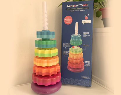Rainbow Tower 5 Pcs Spinning Circle In cheap price