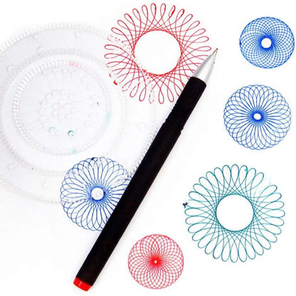 Foam soccer ball and pump on a green checkered background