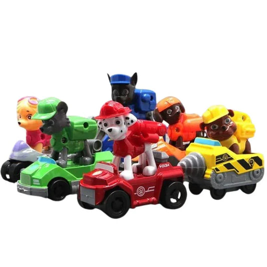6/9 Figure Paw Patrol Character Dogs Cars For Kids
