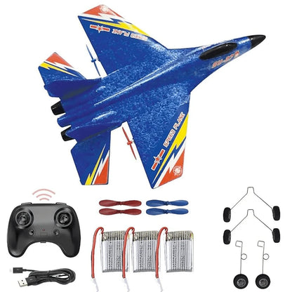 Remote Control Flying Foam Airplane | Rechargeable RC Flying Foam Airplane for Kids