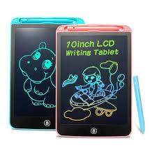 LCD Multicolor Screen Writing Tablet Erasable Writing Board