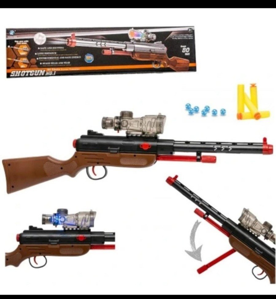 Scoped Shotgun | 2in1 Gel blaster & Foam Bullet Rifle