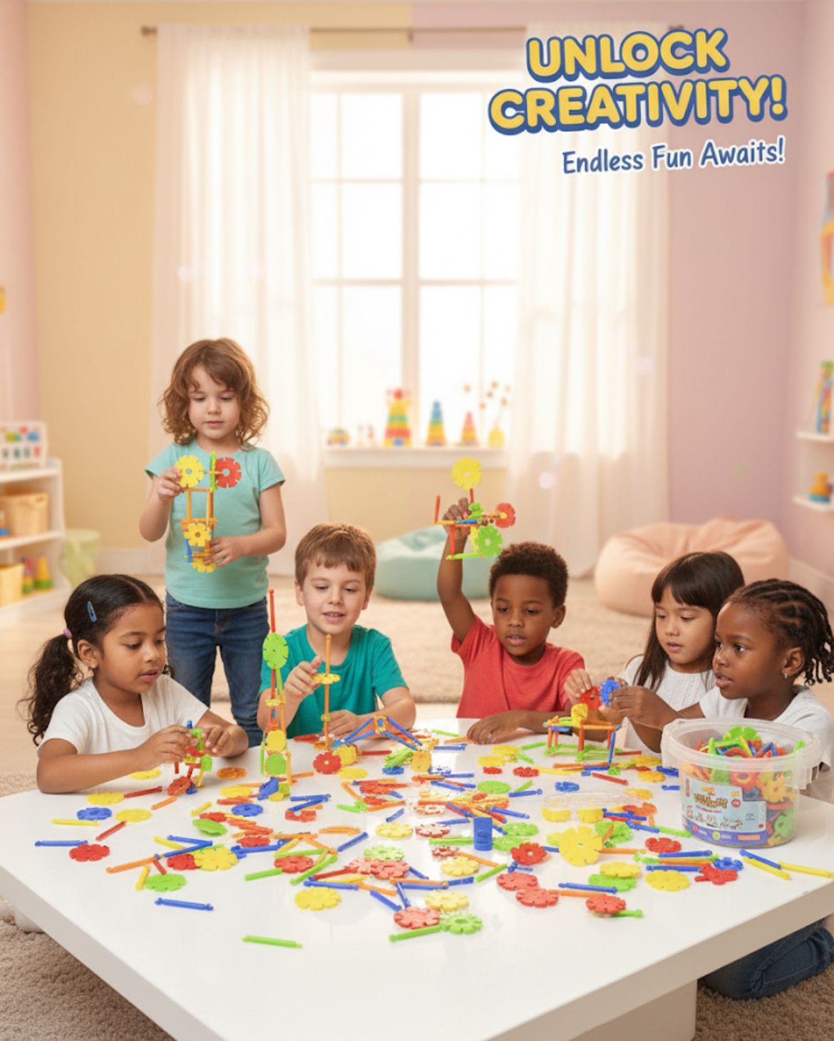 Sticks & Flakes building blocks