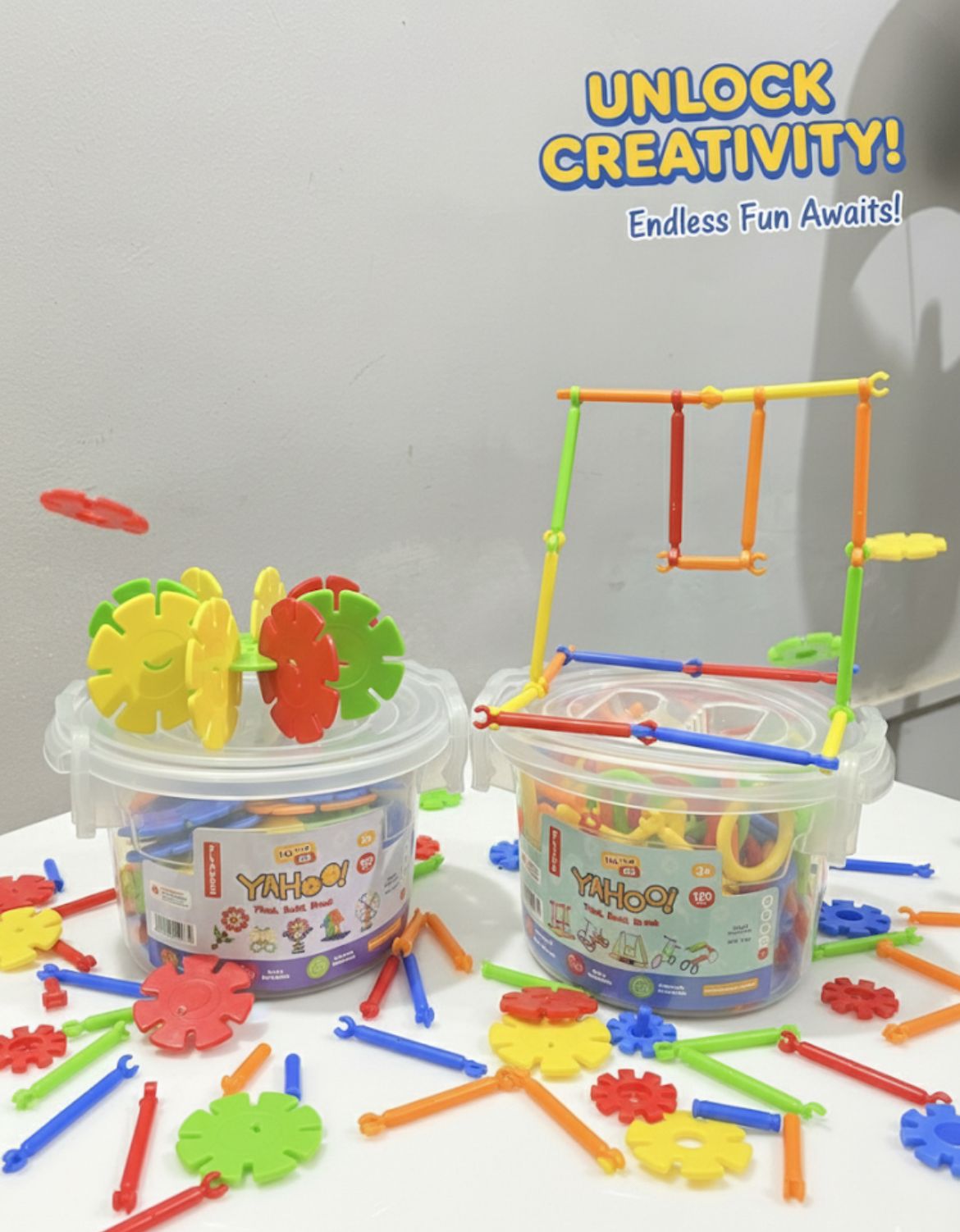 Sticks & Flakes building blocks